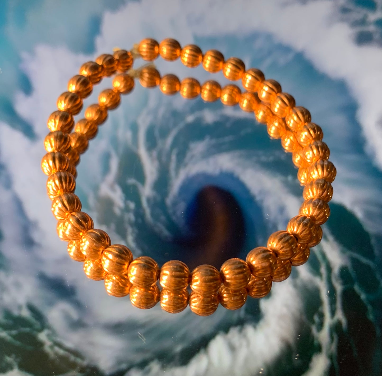 Copper Beaded Bracelet