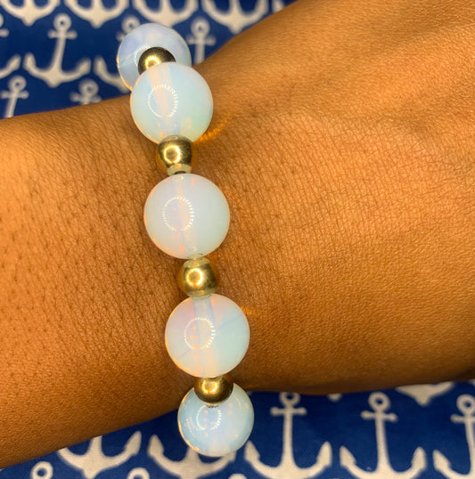 'Neptune's Bride' Opalite Bracelet