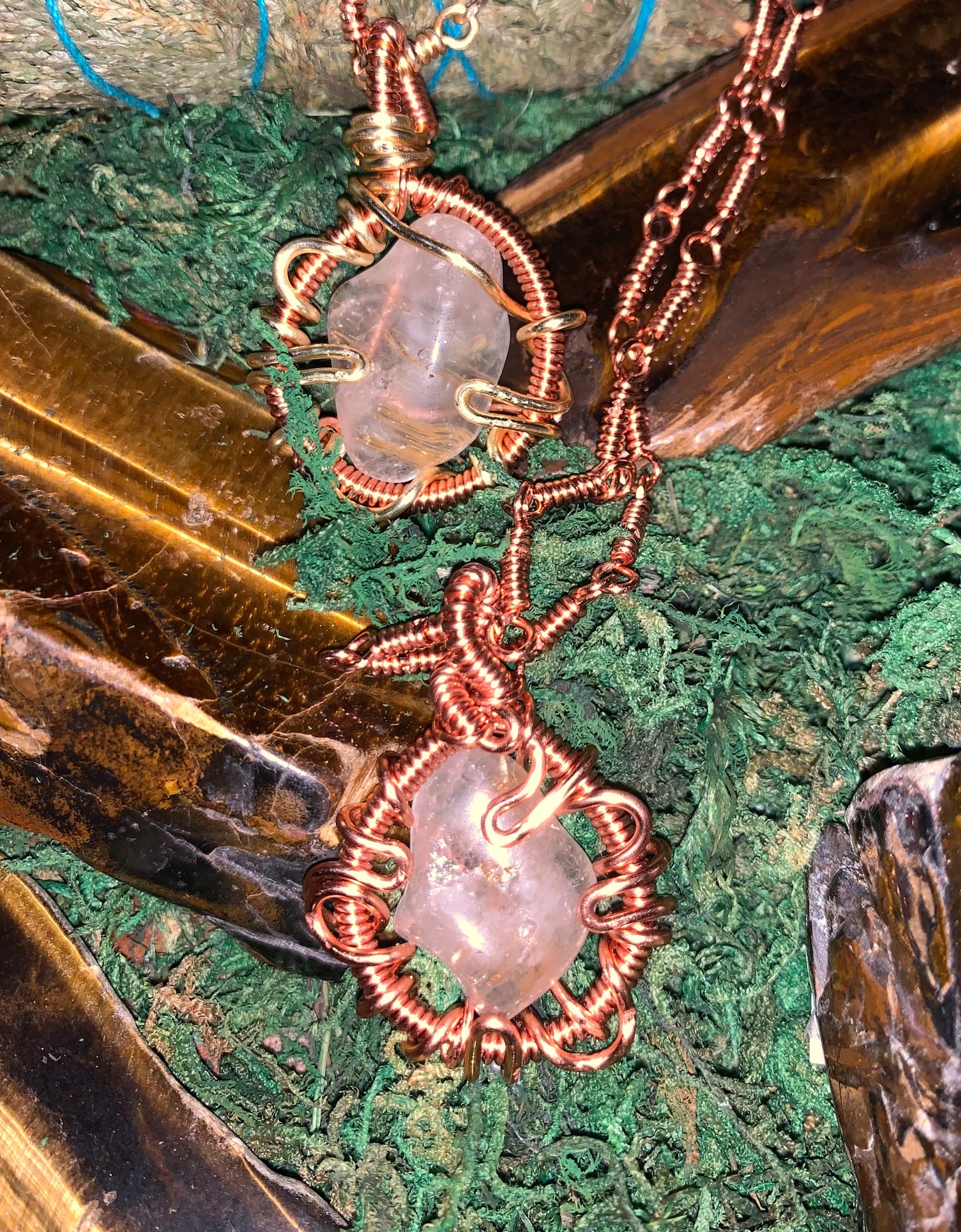 'The Ghost of Jupiter' Rutilated Quartz Necklace