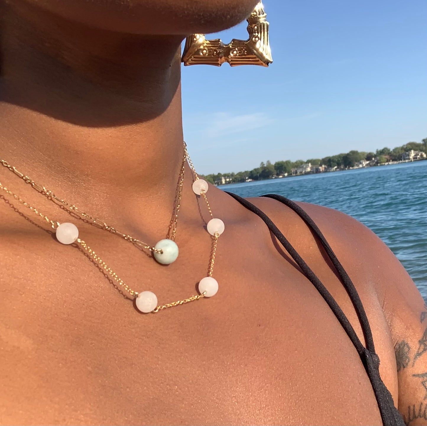 'Softhearted' Rose Quartz Necklace