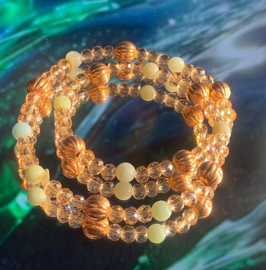 'Riverboat' Amazonite Anklet