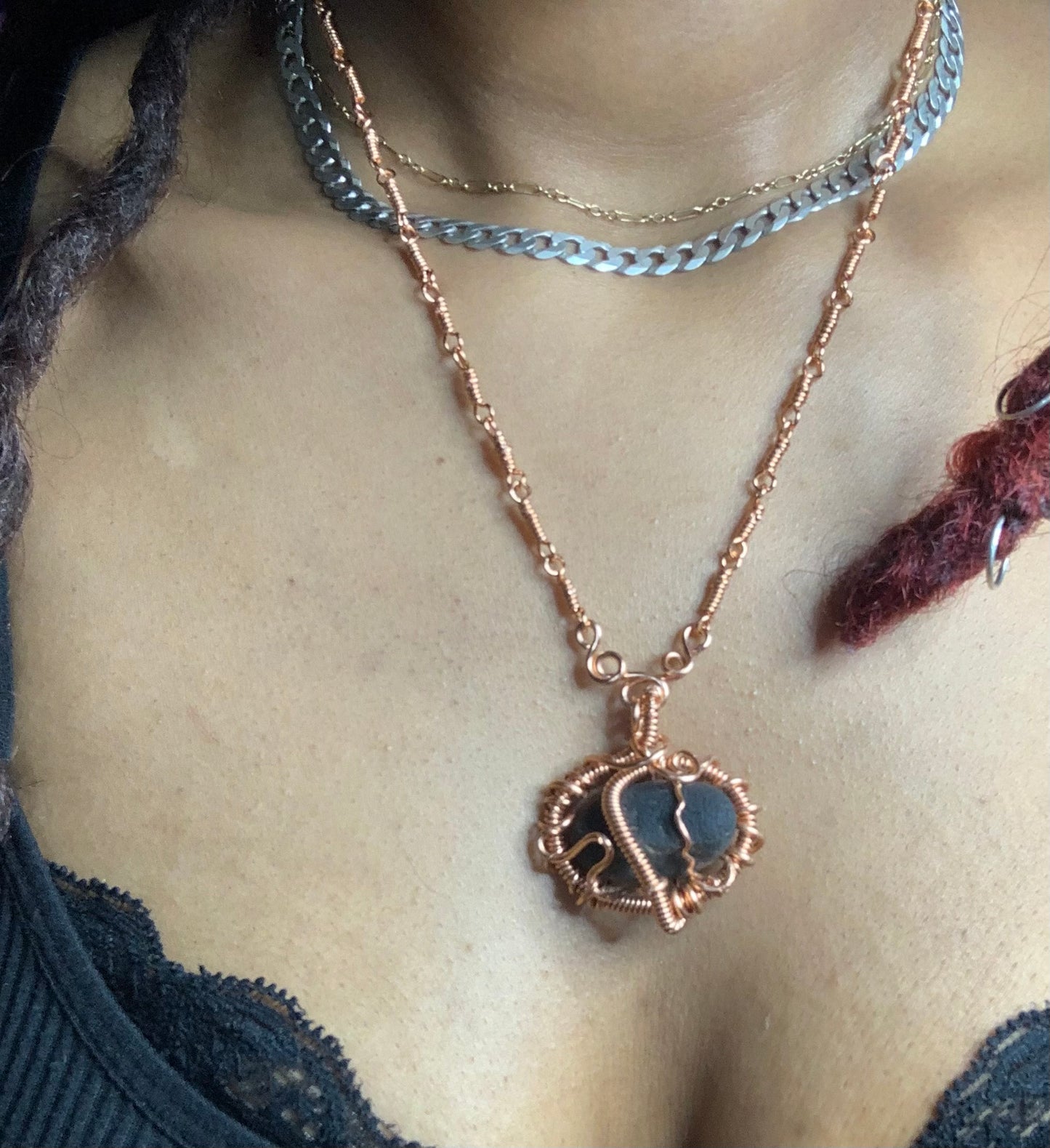 'Vindemiatrix' Tektite Necklace