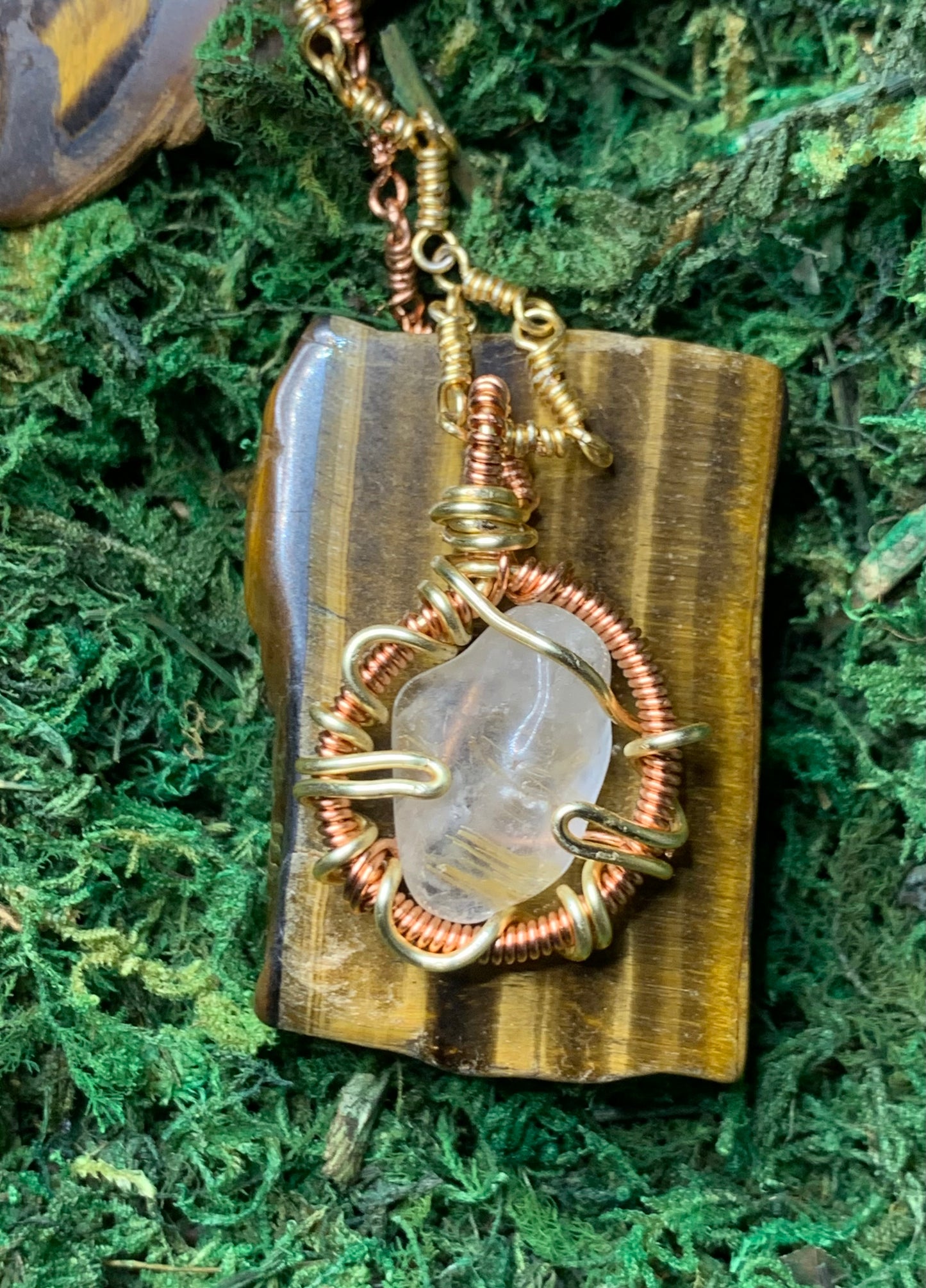 'The Ghost of Jupiter' Rutilated Quartz Necklace