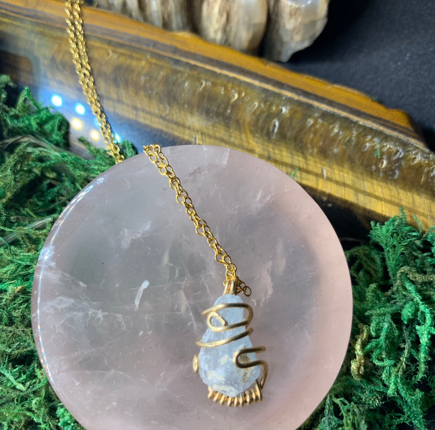 'Eternal Peace' Celestite Necklace