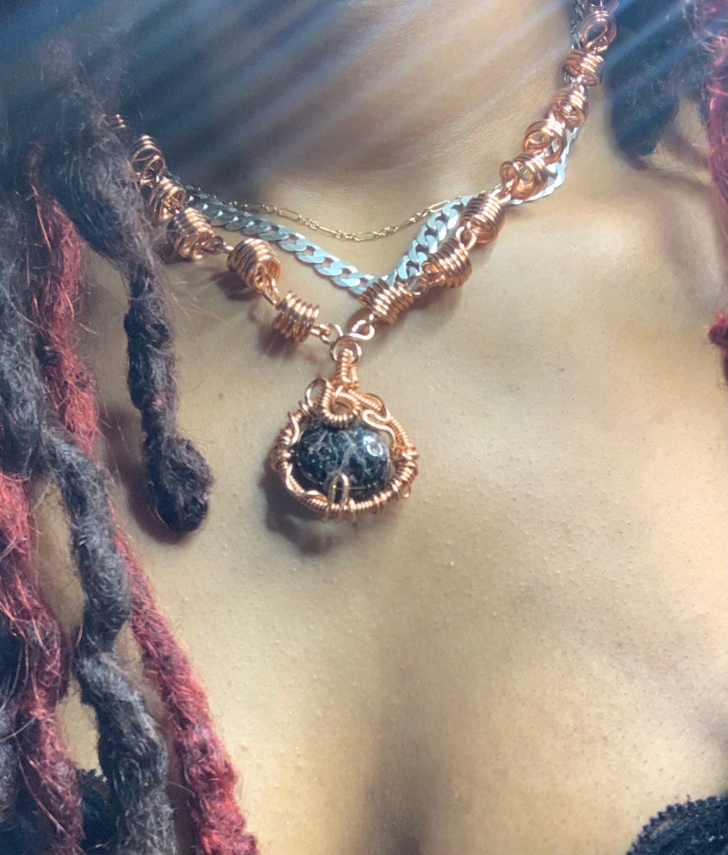 'La Superba' Garnet Necklace