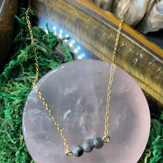 ‘Moody’ Indigo Gabbro Necklace