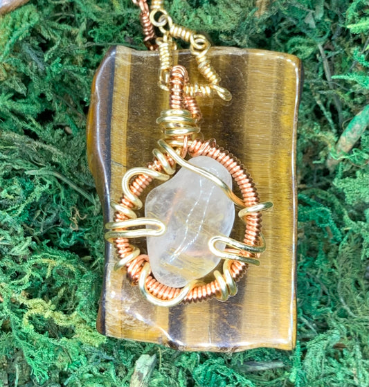 'The Ghost of Jupiter' Rutilated Quartz Necklace