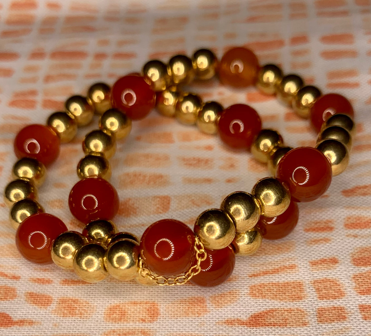 'Fire Walker' Carnelian Anklet