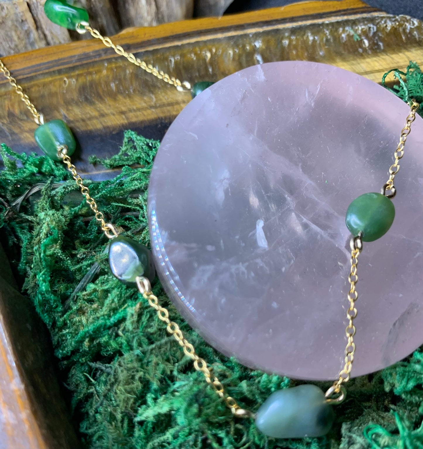 'Horus 3:33' Jade Necklace